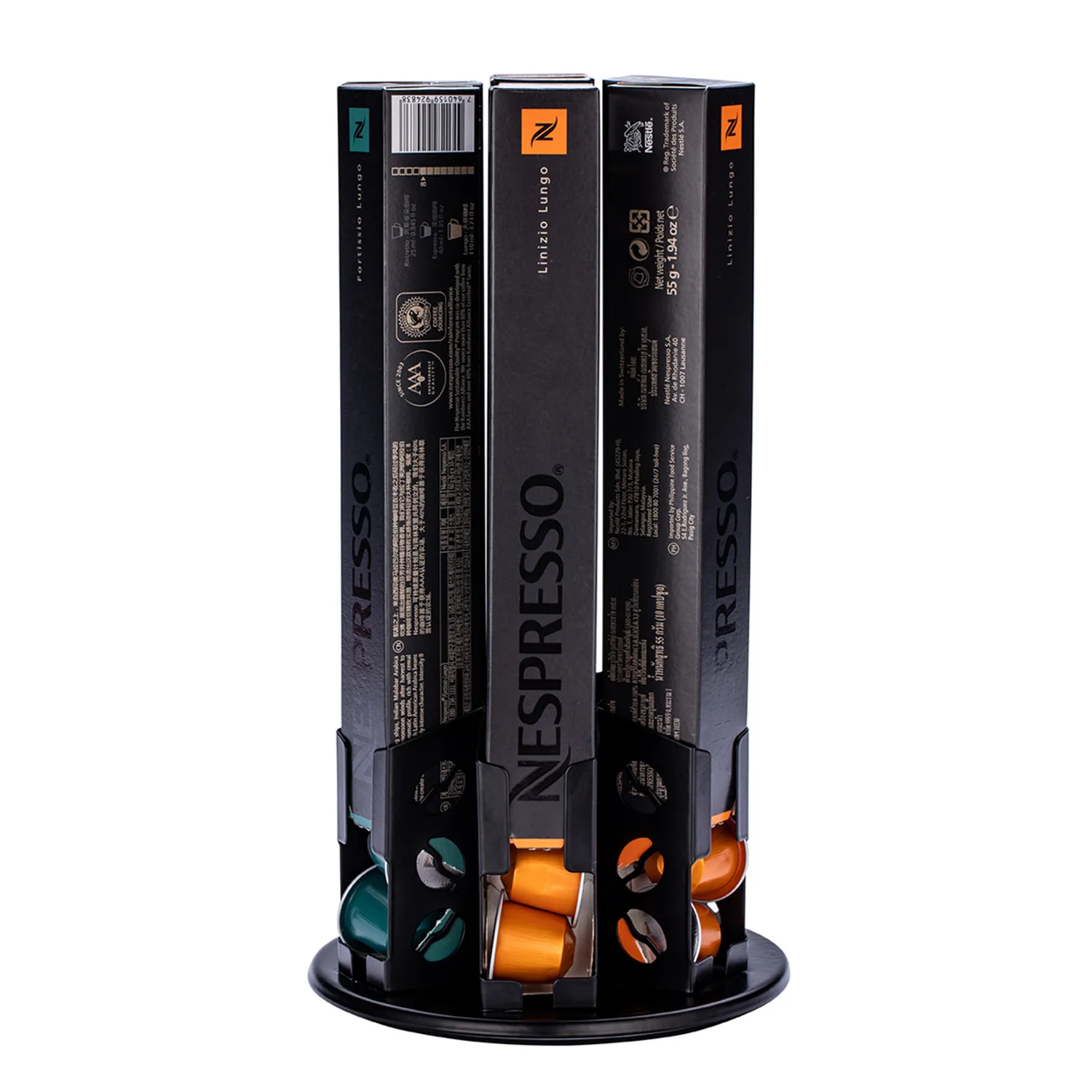 Rotating Base 6 Boxes Nespresso Coffee 