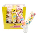Animal Shaped Lovely Decorated Sweet And Soft Marshmallow Lollipop