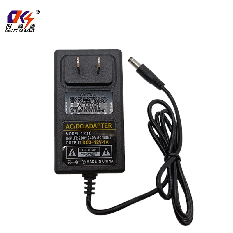 product plug in 3v 12v 1a led dimmer speed regulating dimming 3w 12w ac dc adjustable voltage power adapter for motor led light strip-5