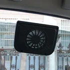 Air Cooler Fan For Solar Car Fan Custom High Speed Auto Cool Air Cooler LED Solar Car Fan For Car Window Small Car Fan