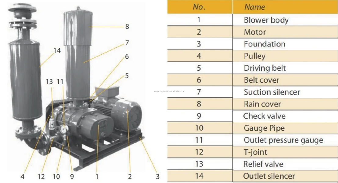 Pressure Vacuum Root Blower, 220V, Electric Blower - detail 4