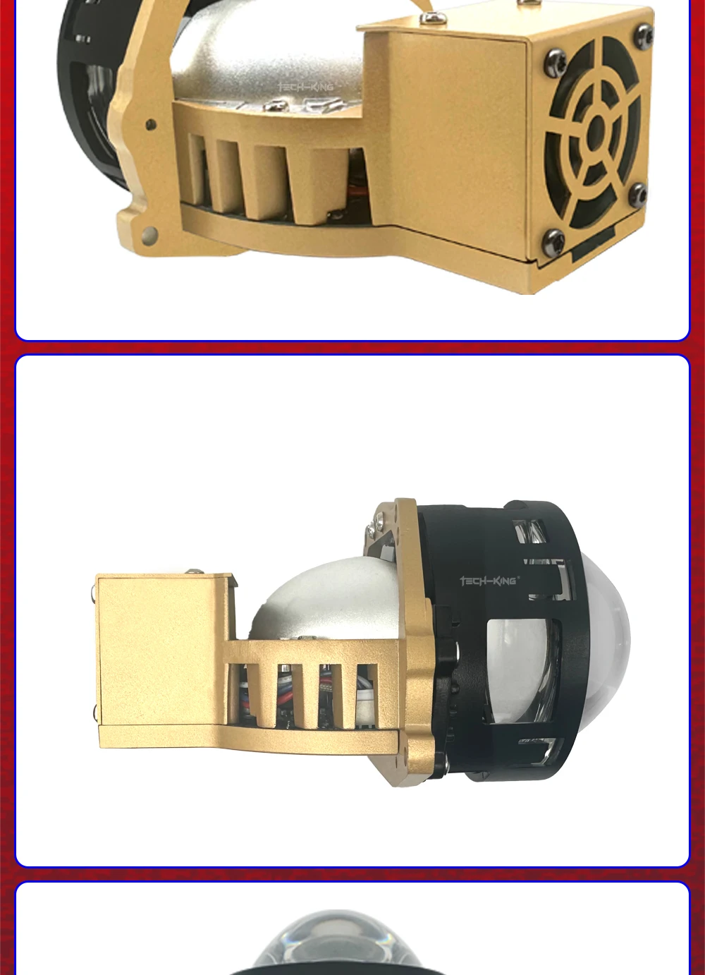 Cars 3 inch CSP chips Dual lens Projector lens bi led 75w 85w 100w 3 piece reflector bowl matrix bi led projector headlamp