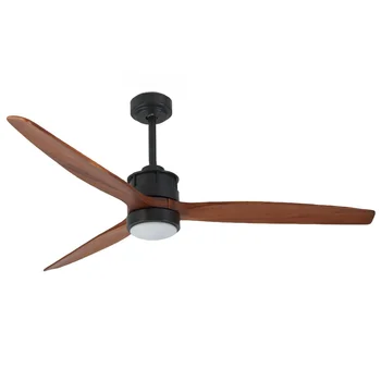 Nordic Luxury Style Indoor Decorative Remote Control 3 Blades Ceiling Fan With Led Light