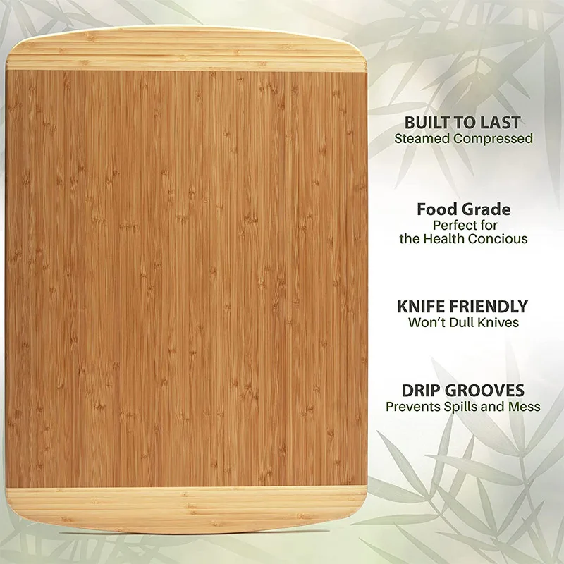 Factory Outlet Rectangle Chopping Board Butcher Chopping Blocks Wood Bamboo Cutting Board