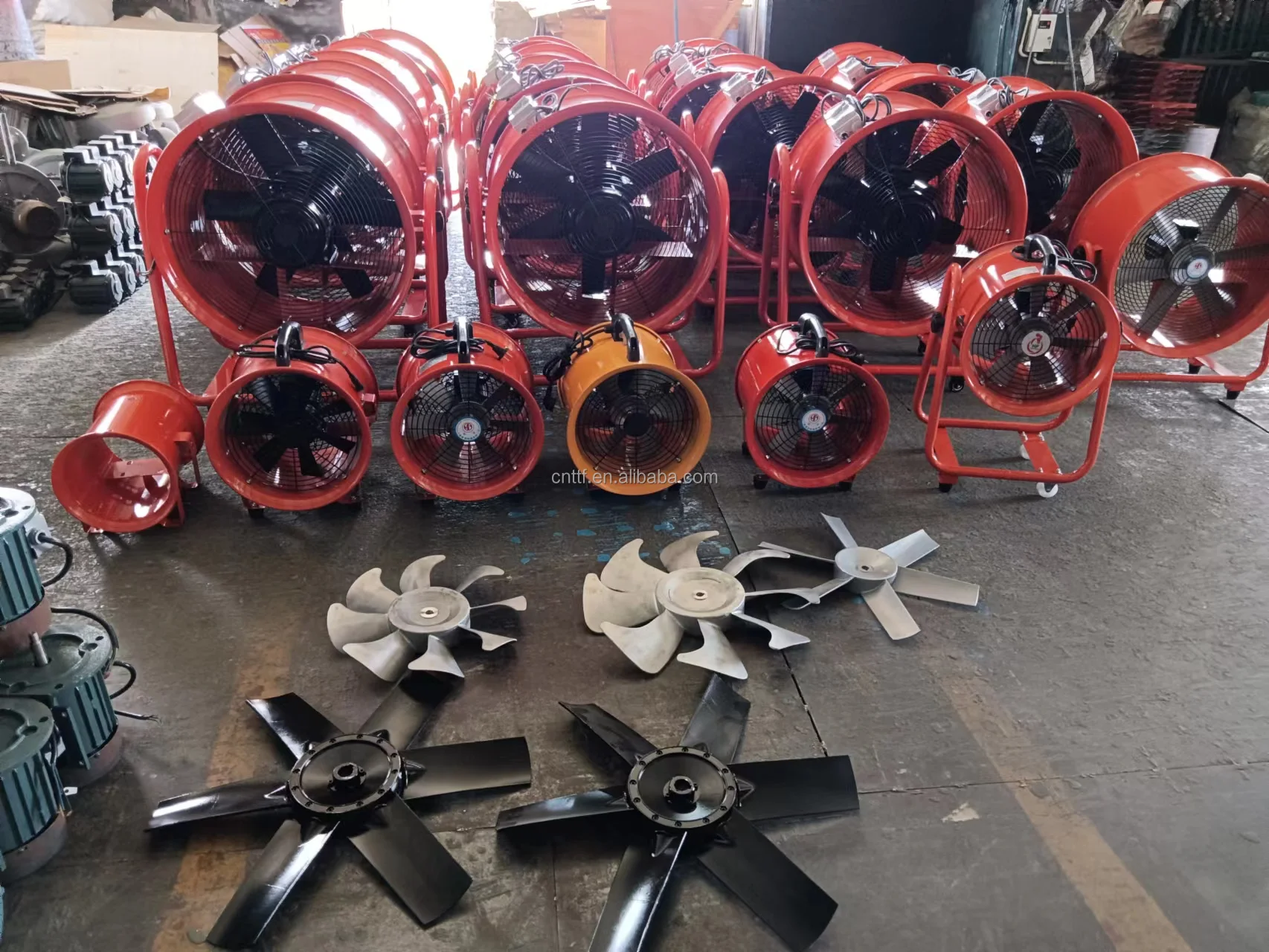 Movable Axial Ventilation Fan, 14'', 350mm, 2900rpm, 220V/380V - detail 16