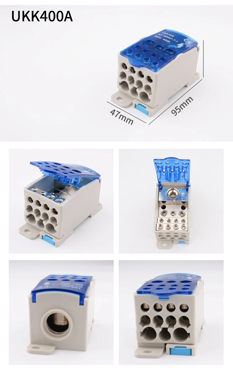 Power Distribution Terminal Block Connector Distribution Block Ukk 80a