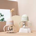 Baby Drinking Cup High Quality Super Wide-neck Baby Straw Sippy Baby Cup With Handles And Straps