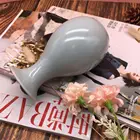 Vase Porcelain Cracked Effect Tabletop Flower Vase