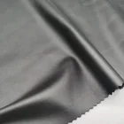 Leather Russia Market Leather Fabric For Winter Pants Faux Leather With Fleece 4 Ways Stretch Leather