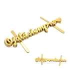 Handbag Manufacturer Handbag Engraved Name Brand Logo Customized Metal Tags Labels Plates