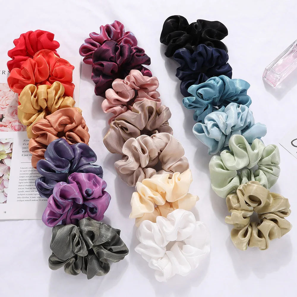 High Quality Custom Hair Ties Ladies Fancy Pink Silk Satin Hair Scrunchies  - Buy Hair Ties,Pink Silk Satin Hair Scrunchies,Satin Hair Scrunchies  Product on Alibaba.com