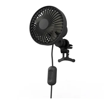 Portable car fan for summer  with usb prot,	auto shaking head good fan for car