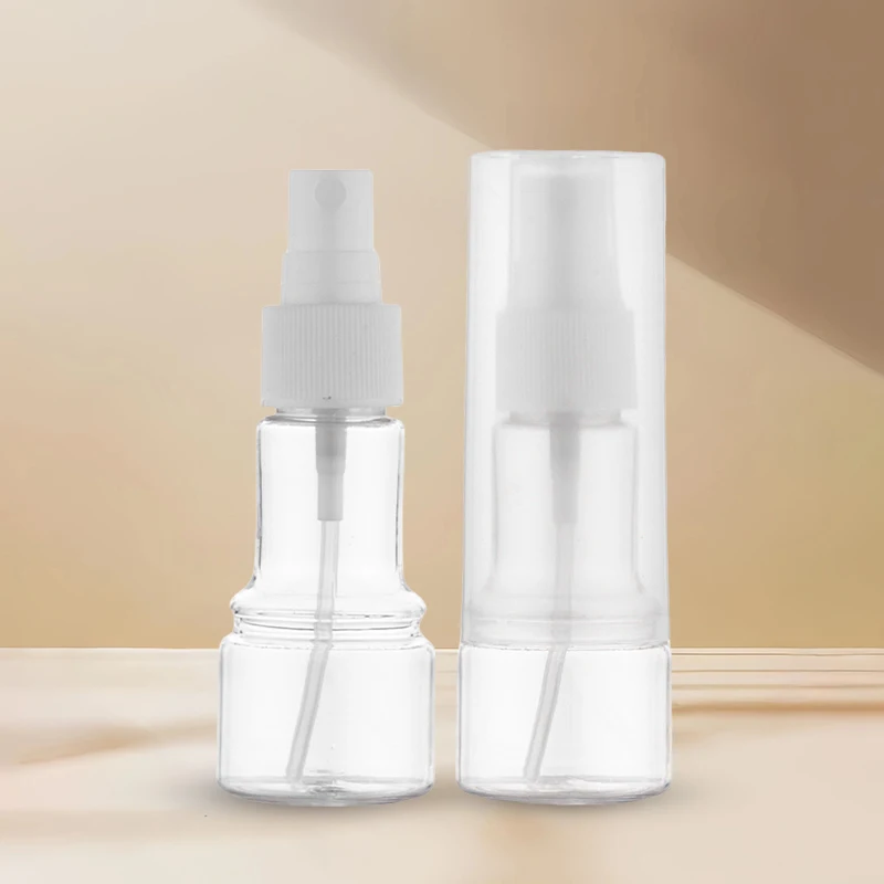 Wholesale Airless Pump Dispenser Plastic Bottle With Fine Mist Nozzle 30ml PET Cosmetic Spray Bottle for Facial Skincare details