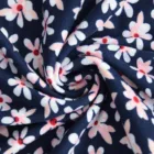 Customized Polyester Spandex 150gsm DTY 2 Side Jersey Brush Digital Print Dye Stretch Fabric For Clothing