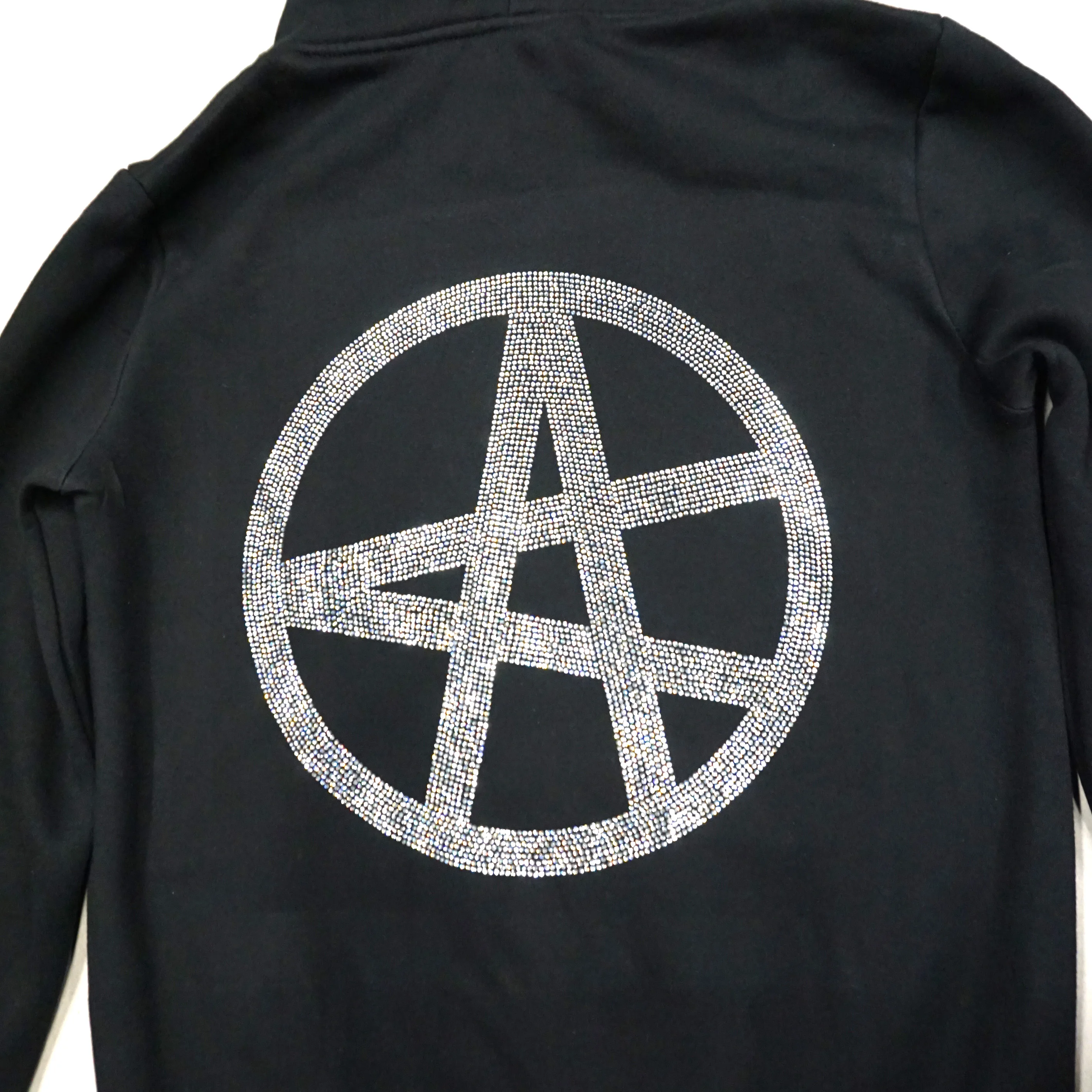 Paris tower custom free sample wholesale rhinestone tshirts heat transfer motif