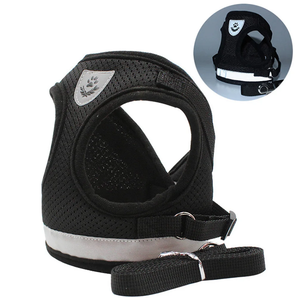 polyester dog leash in black colour