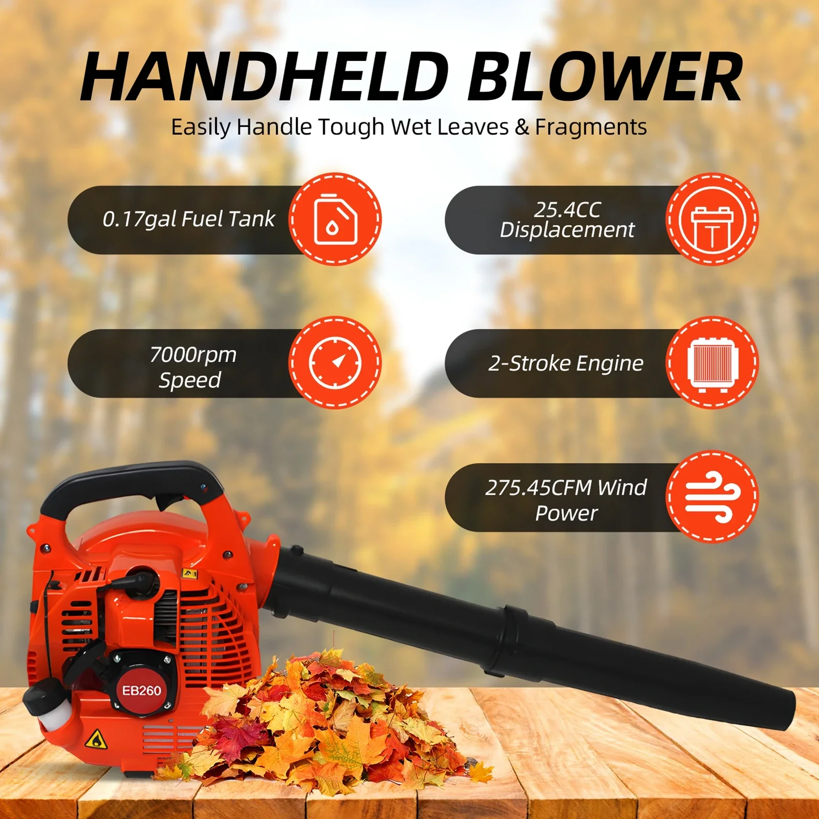 Leaf Blower, 25.4CC, 0.65L - detail 6