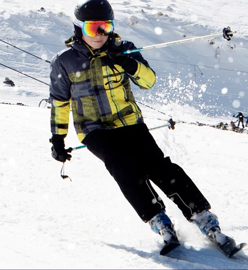 2022 New Kids Ski Set Boy Outdoor Snowboard Jacket Overalls Thickened