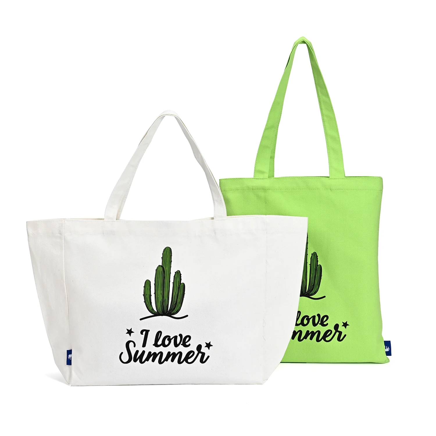 Hot Selling Standard Size Printed Cotton Canvas Tote Bag with Shoulder Handles Recyclable Daily Use manufacture