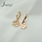 Brass Jewelry Earrings Brass Brass Jewelry Custom Gold Plated Hoop Huggie Earrings With Round Charm