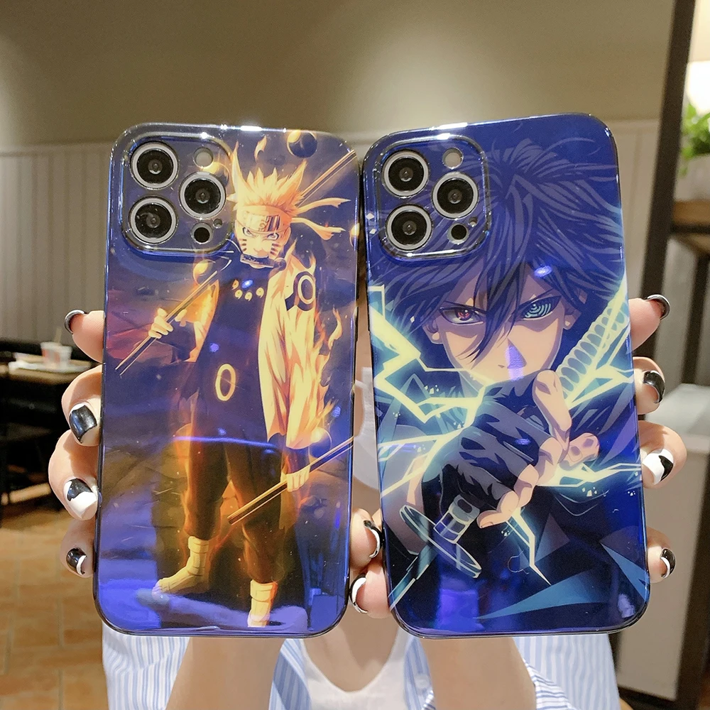 Hot Selling  Imd Print Blue Light Anime Manga Sasuke Phone Covers Soft  Tpu Phone Cases For Iphone 13 12 11 Pro Max - Buy For Na-ruto Phone  Casings,Glossy Tpu Mobile Phone
