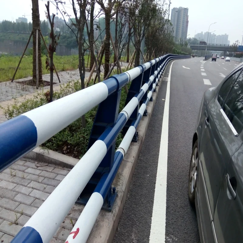 Q235 Steel Plate Pedestrian Guardrail 114/89 Steel Pipe with Anti-Climb Design, Ideal for Public Spaces and Sidewalks factory