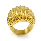 Gold Plating Ring Factory Luxury Gold Plating Ring Custom Laser And Engagement