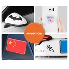 Custom 3d Label Printing Epoxy Domed Resin Sticker
