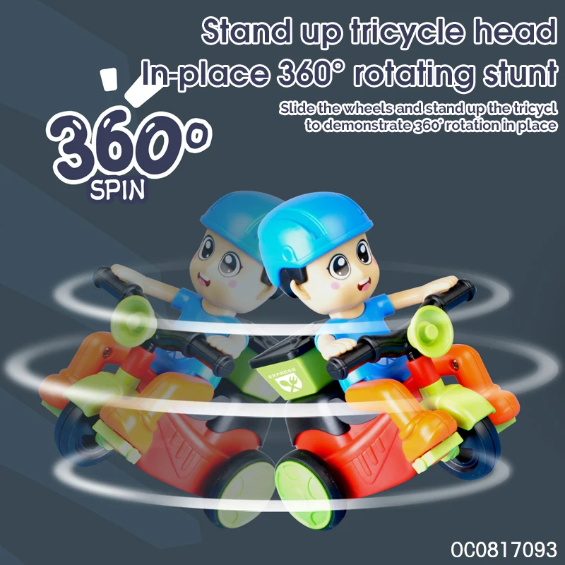 Wholesale cheap china toys 360 spin rotating car small mini friction toy vehicle