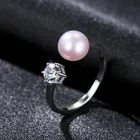 Silver Jewelry Ready To Ship Trade Assurance Silver Jewelry Pearl Ring Freshwater For Girl