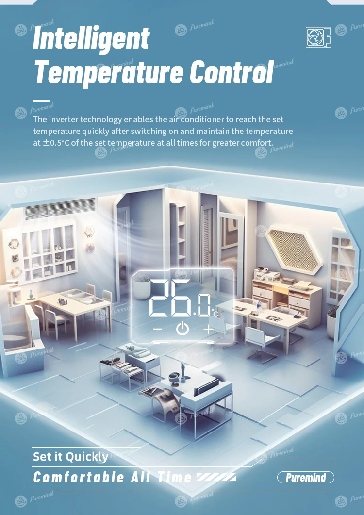 Split Air Conditioner, VRF, Wall, 8KW, 10KW - detail 12