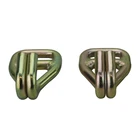 Tie Hook 2inch Tie Down Tie Up Belt Wire Hook Double Zinc Plated Double J Hook
