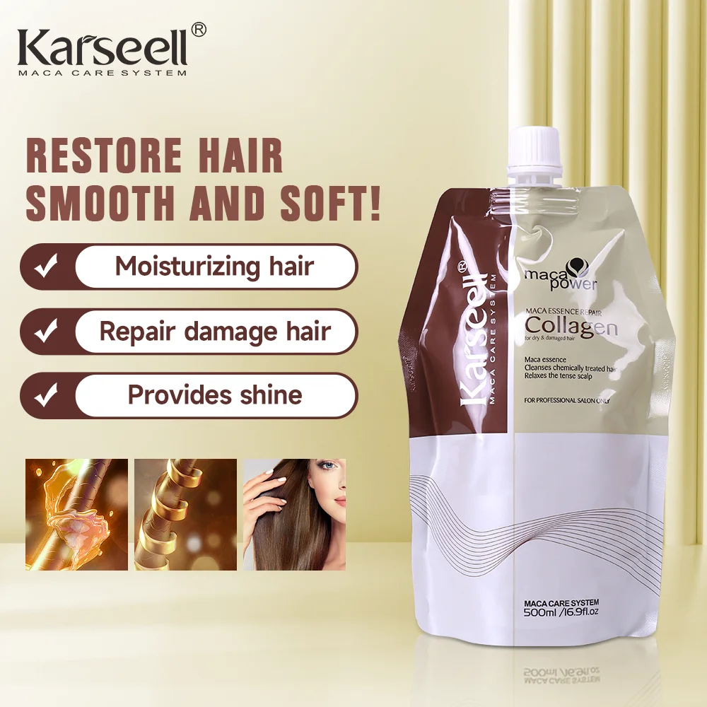 Karseell collagen hair mask 500ml keratin treatment for dry and damaged hair