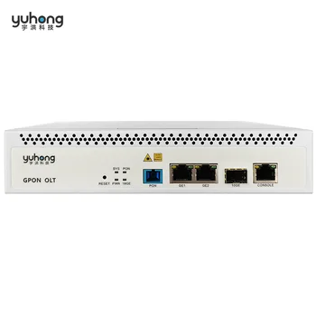 YUHONG Original Support 128 10GE PON Mini OLT 1 Port OLT GPON OLT  fiber optic equipment