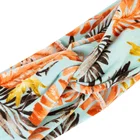 Wholesale Printed Bohemian Anti-slip Anti-sweat Twist Cross Knot Elastic Yoga Exercise Headband For Men And Women