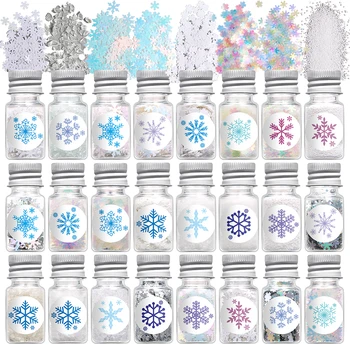New Design 12 Color Christmas Decorative nail Glitter glitter for crafts