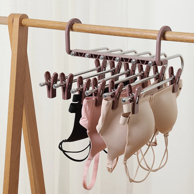 Wardrobe Clothes Hanging Multilayer Laundry Space Magical Pants Closet Rack Folding Cloth Hanger