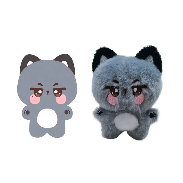 Custom Kids Plush Toy Animal Keychain Custom Plush Doll Keychain  Low MOQ Custom Made Small Kpop Plush Doll