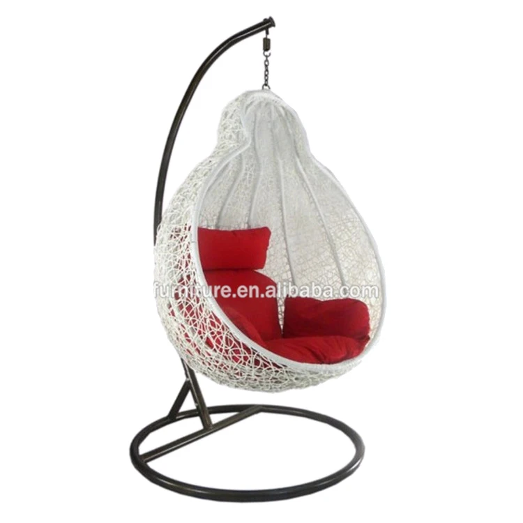 Pear Shape Outdoor Rattan Swing Chair 