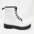 High Shoes Winter Wholesale High Quality PVC Mesh Combat Boot Shoes Winter Boots For Women