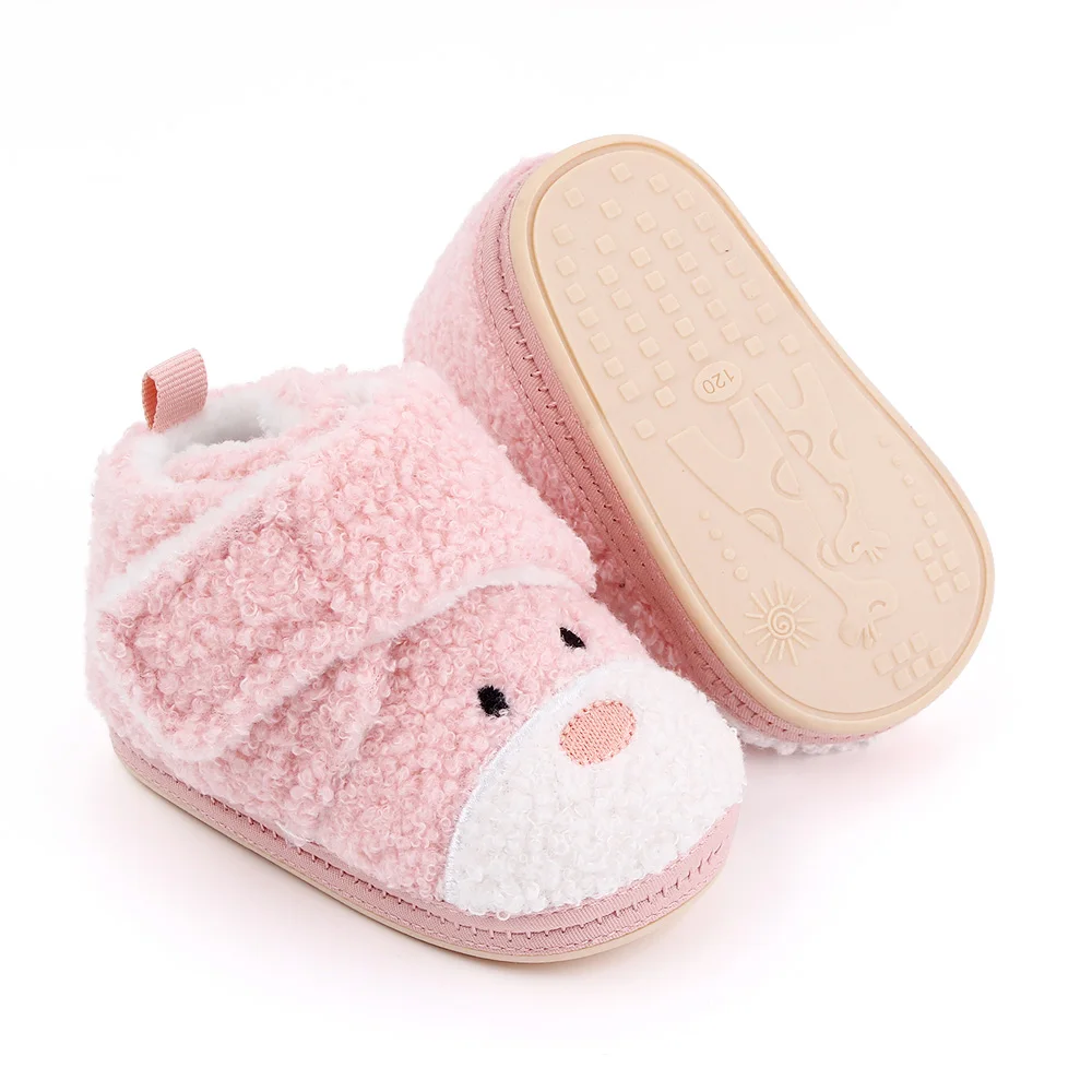 Autumn and Winter Warm Baby Toddler Shoes Non-slip Rubber Soled for Baby Boys and Baby Girls Indoor Cotton Shoes details