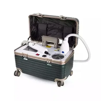 Most Popular Portable Switched Nd Yag Laser Picosecond Carbon Peeling Beauty Trolley Case Pigment Removal Device