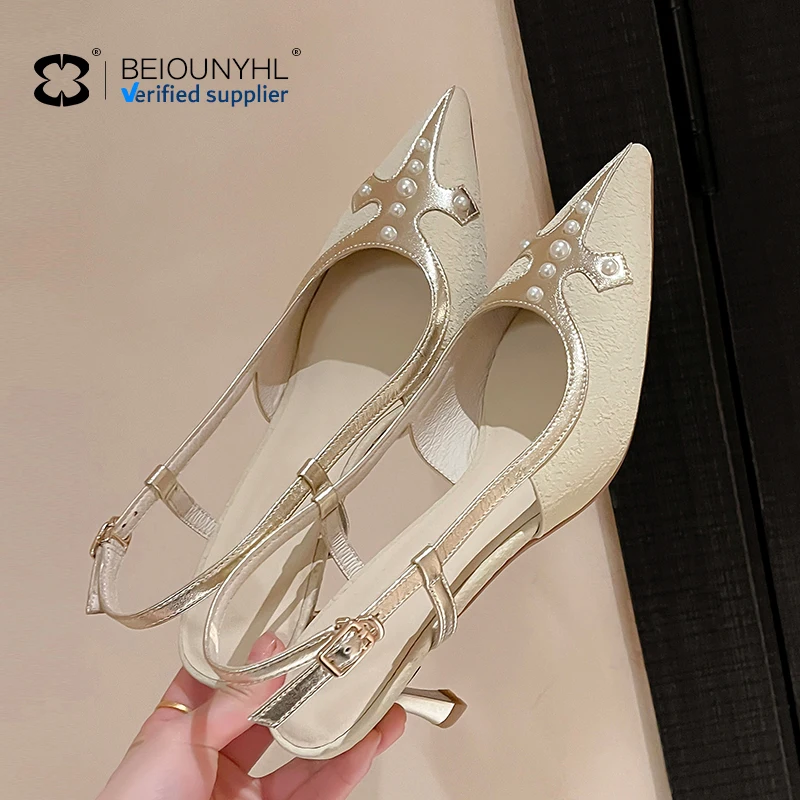 summer new Elegant Lady Sandal Shoes Thin Heel Stiletto Sexy Luxury Prom Party Party Dress Top Grade Quality sandals