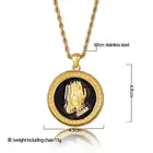 Necklace Prayer Fashion Necklace 2021 Women Men Stainless Steel Personalized Prayer Beads Necklace