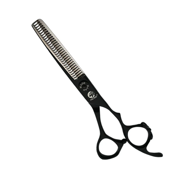Matte Black Professional High Quality Barber Hair Shears Thinning Scissors Hair Styling Beauty Salon Hair Scissor
