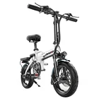 Electric Bicycle Wheels 14 Inch 48V 350W Folding Adult Powered Electric Bicycle 2 Wheels