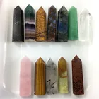 Points Rose Quartz Stone Natural Healing Stones Amethyst Rock Rose Quartz Clear Crystal Wand Points