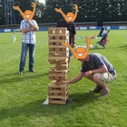Game Stacked Outdoor Pine Wood Tower Custom Mega Giant Jenga Game