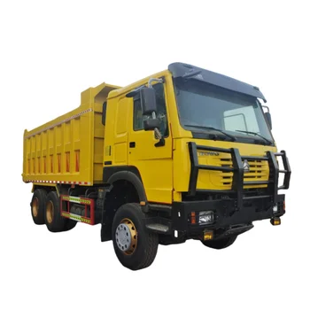 Competitive Price Used 6X4 Dump Truck 10 Wheels Crane Efficient Heavy Truck Weichai Engine Euro 2 Emission Standard Left