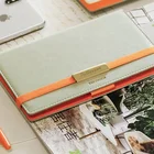 School Free Sample Pu Notebooks For Students Soft Cover Undated Planner A5 School Notebook With Elastic
